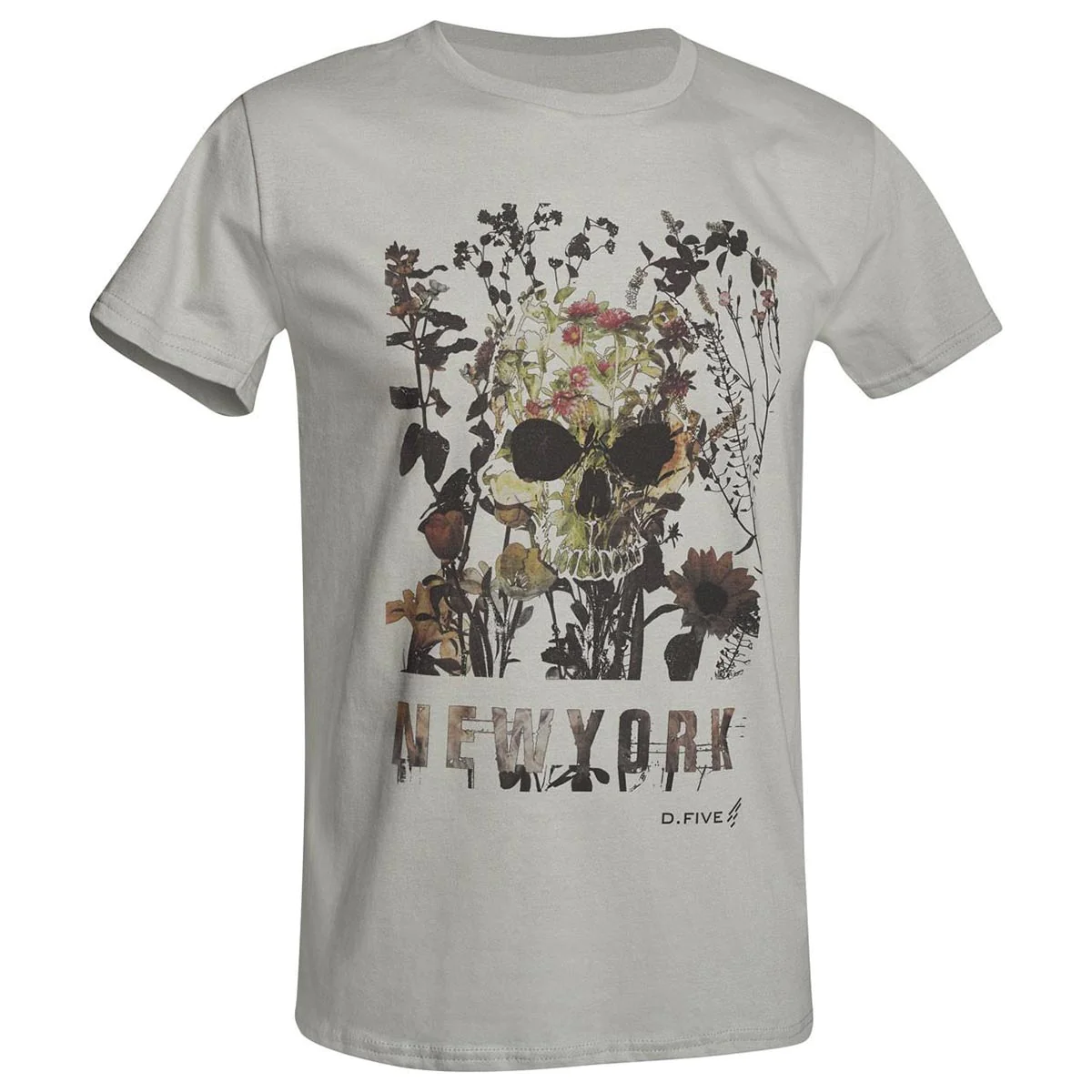 Купити футболку D.Five Skull with Flowers T-shirt в Україні